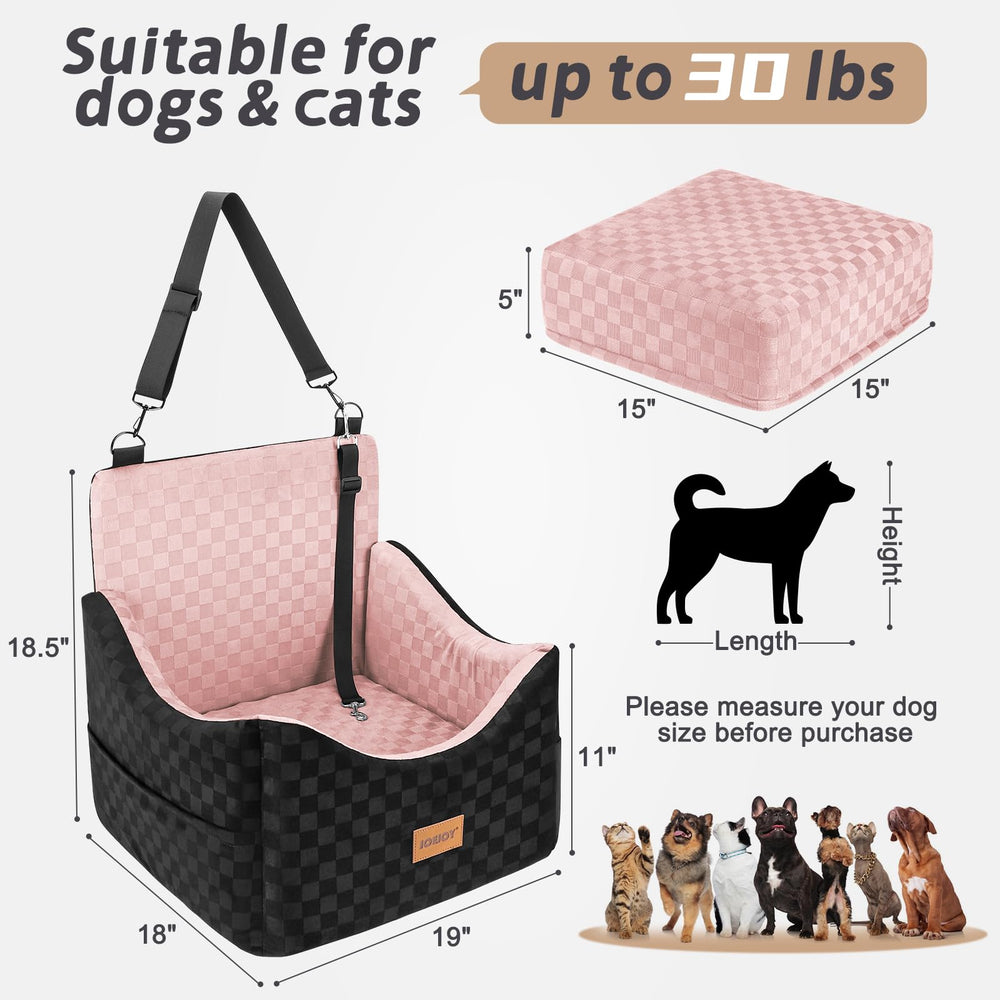 Joejoy fits small to medium dogs up to 35 pounds.