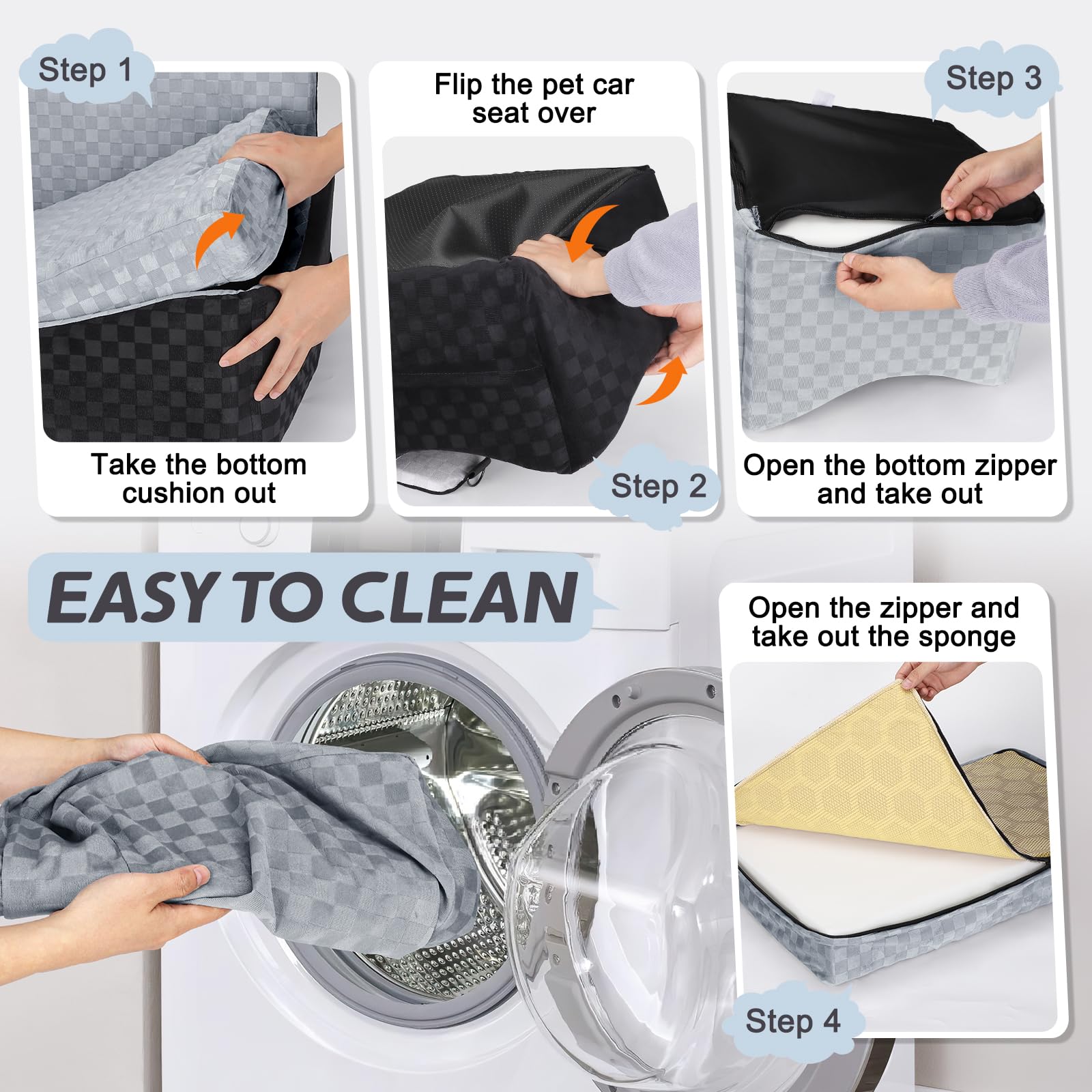 JOEJOY doubles as a cozy home bed with side pockets for toys.