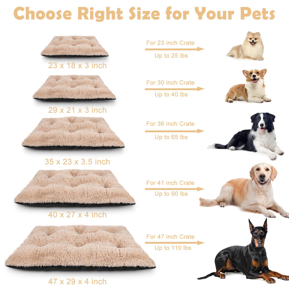 40x27 inch size fits medium to large dogs up to 90 pounds.