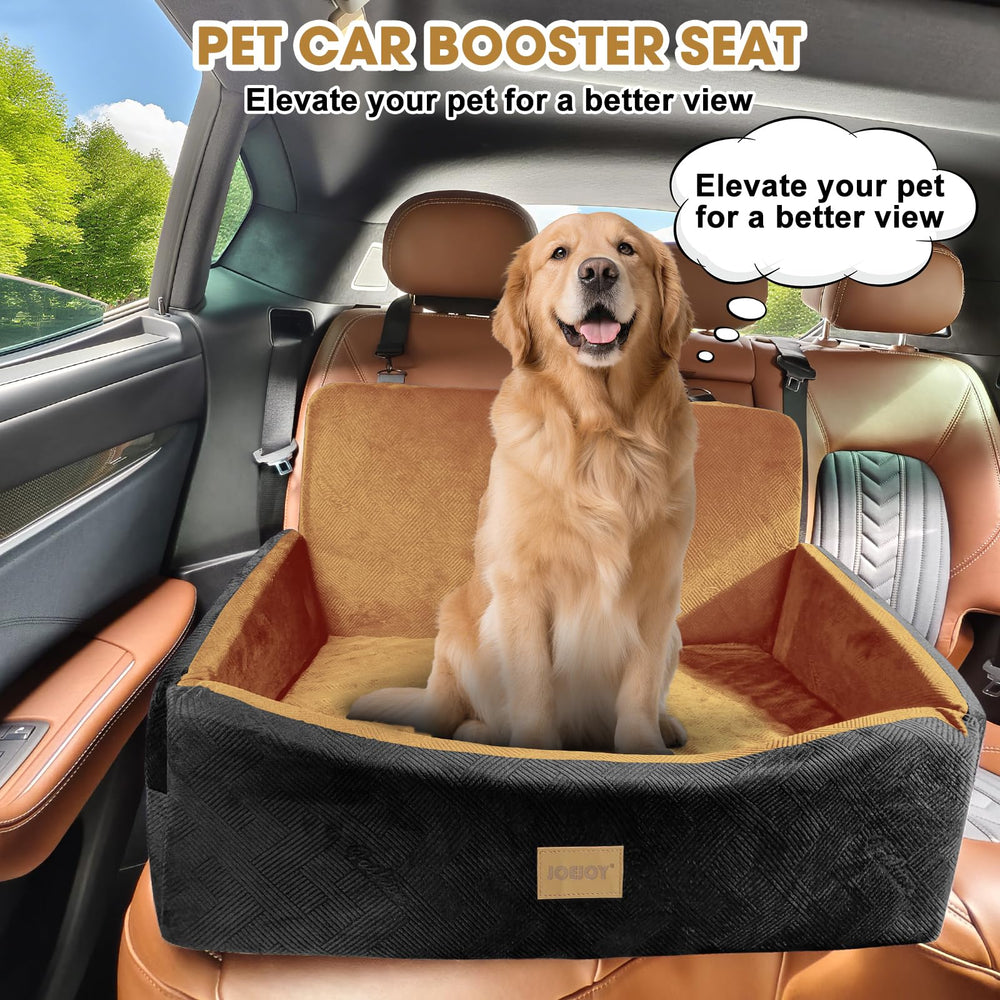 JOEJOY large-dog-seat-size-30x19x18 fits medium to large dogs in back seat or trunk