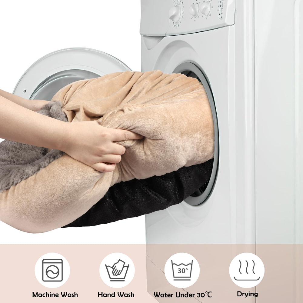 JOEJOY machine-washable dog bed for easy cleaning.