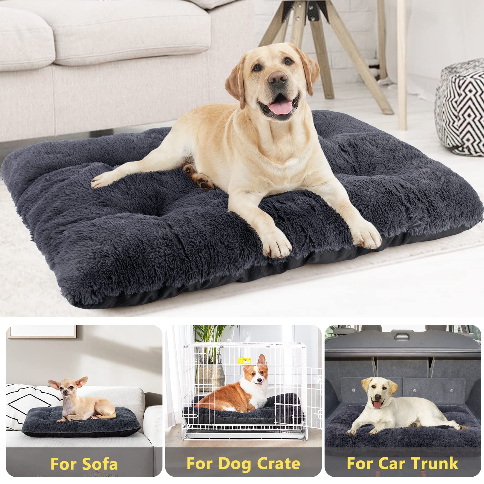 JOEJOY machine washable dog bed for easy cleaning