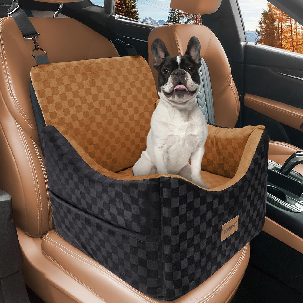 JOEJOY memory foam booster close-up showing plush cushioning for a smoother ride