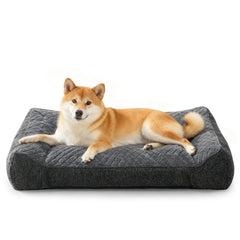 JOEJOY Orthopedic Bed front view, roomy sleep surface for medium dogs.