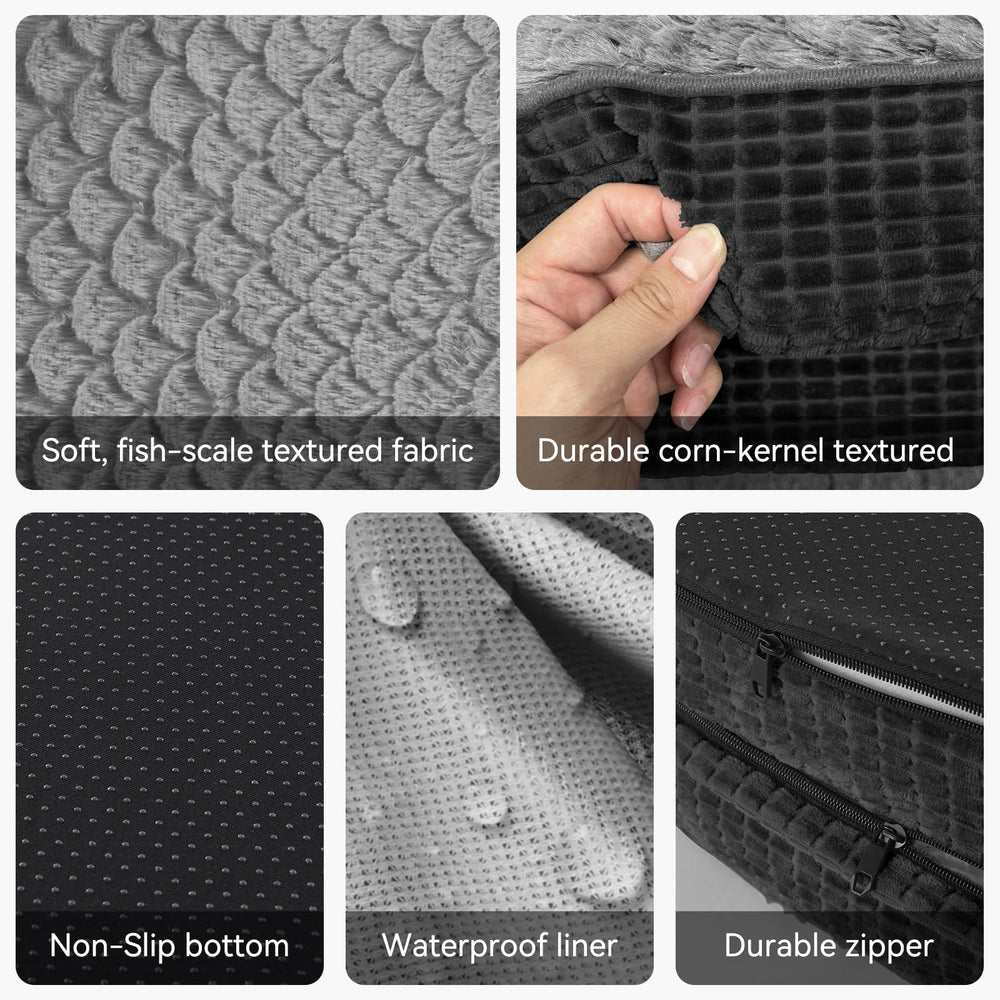 JOEJOY bed XL removable cover simplifies cleaning with a double zipper