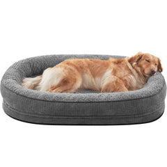 JOEJOY orthopedic dog bed with egg-crate foam for even weight distribution and support