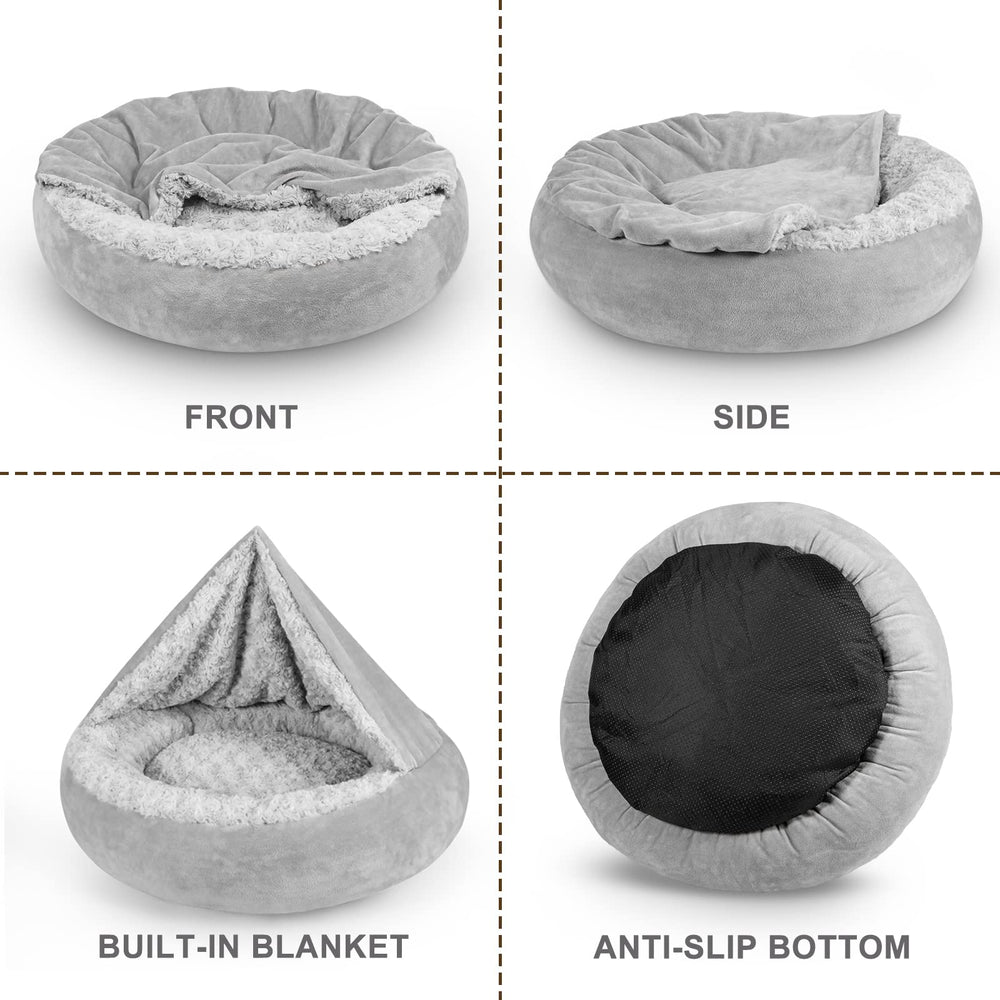 JOEJOY pet rests peacefully in a cozy, secure hideaway.