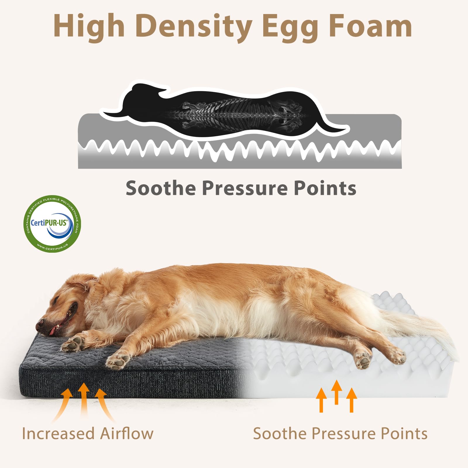 JOEJOY quilted design enhances style and comfort