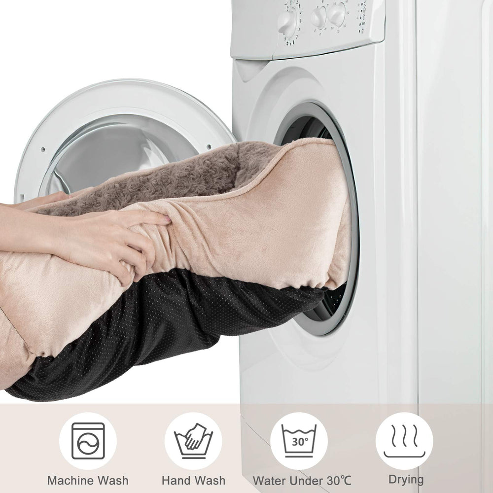 JOEJOY Rectangle Dog Bed is machine washable for easy cleaning.