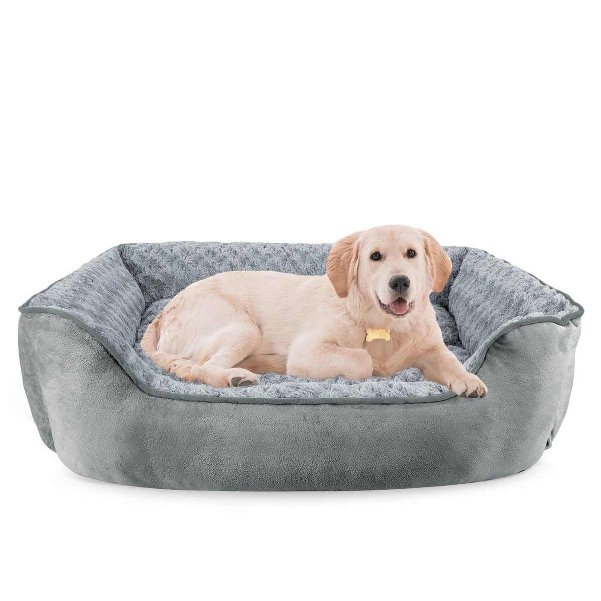JOEJOY rectangle dog bed with non-slip bottom for stable placement on floors