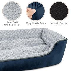 JOEJOY non-slip bottom keeps the bed steady on tile and hardwood floors