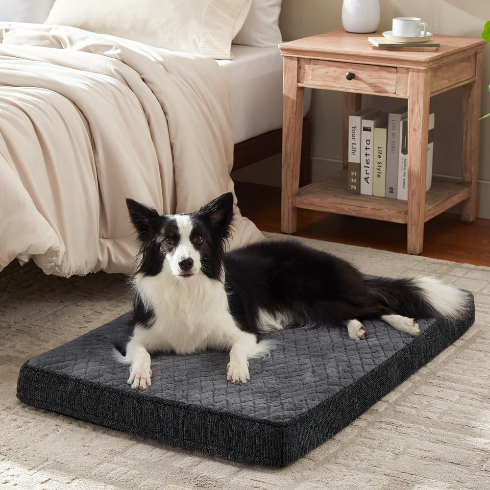 JOEJOY dog bed removable cover shown for easy washing and cleaning