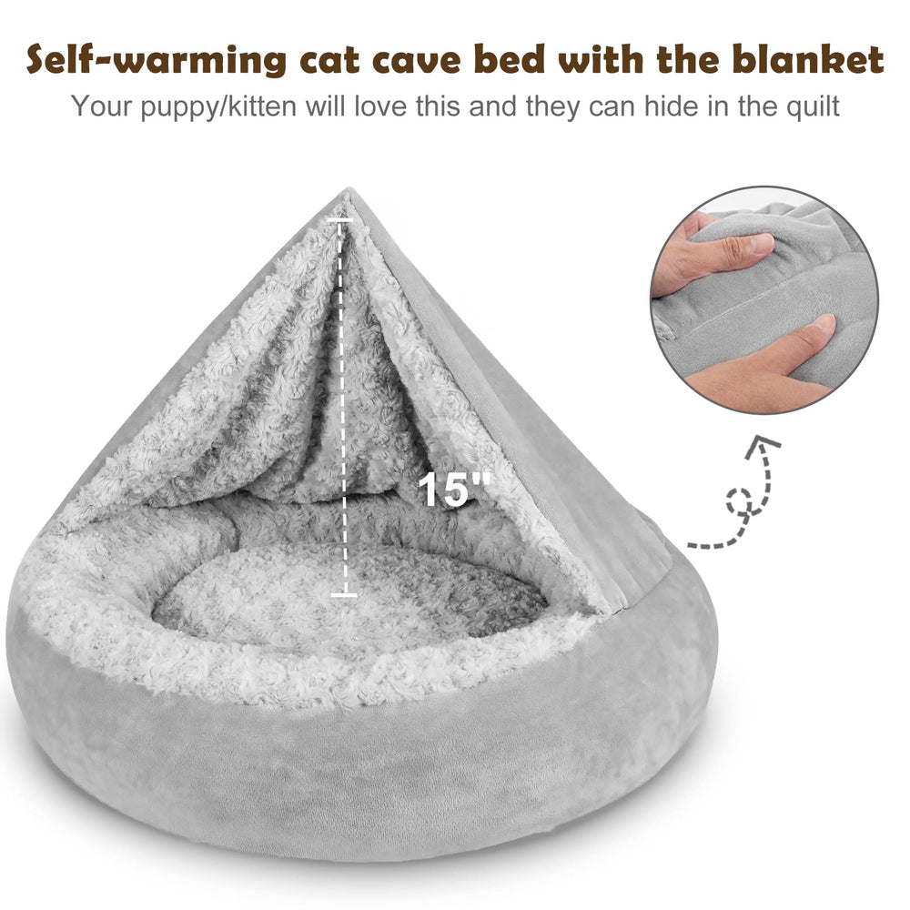 JOEJOY small 23-inch bed fits tiny dogs and cats up to 25 lbs.