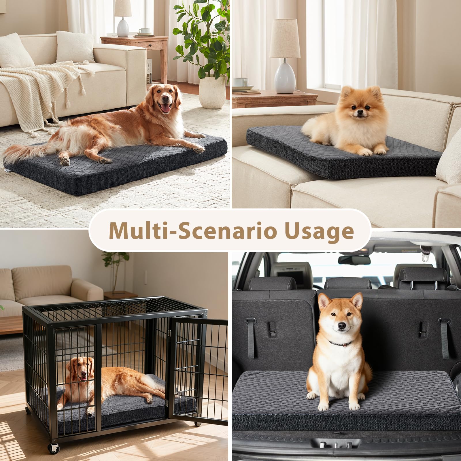 Crate-fit design for 41x27 crates in the JOEJOY XL line.