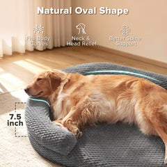 JOEJOY XL egg crate foam core eases pressure for comfortable naps.