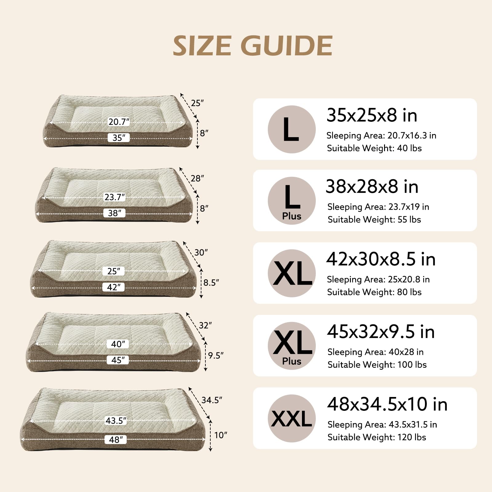 JoeJoy XL Orthopedic Dog Bed quilted design adds style and comfort