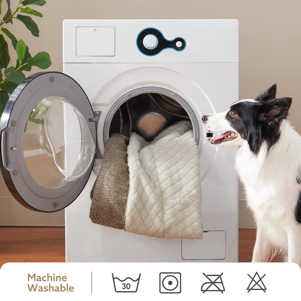 JoeJoy XL Orthopedic Dog Bed vacuum packaging and quick expansion feature