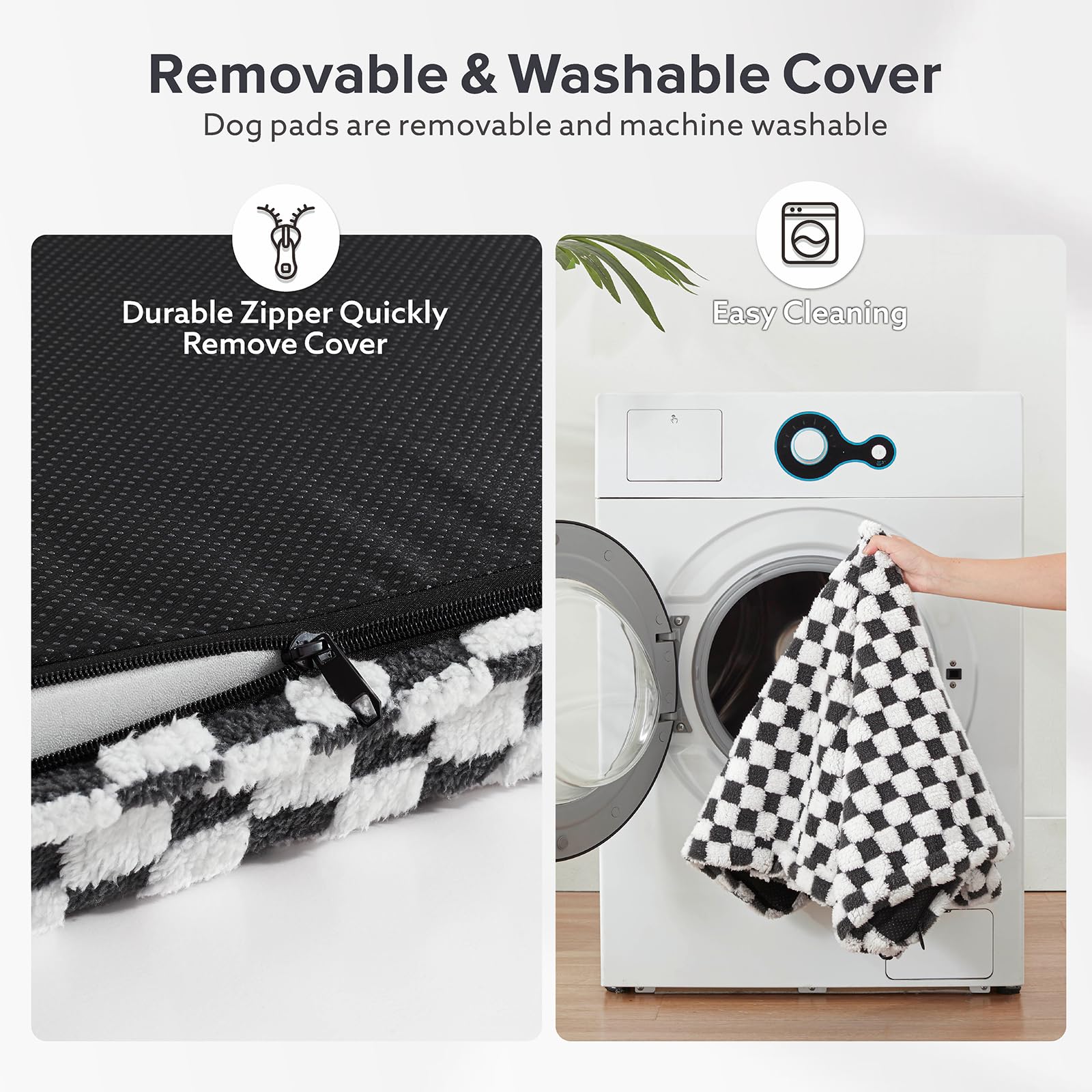 JOEJOY XL plaid pattern design adds calming aesthetic to home
