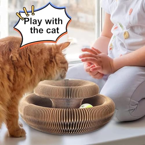 Jogcoys Kitty Curls suitable for cats of all ages and temperaments.