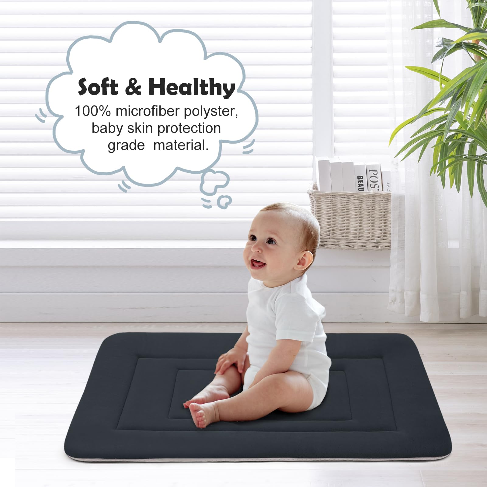 JoicyCo bed in washing cycle demonstrates machine-washable convenience.