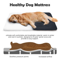 JoicyCo machine-washable fleece mat is easy to clean after muddy adventures.