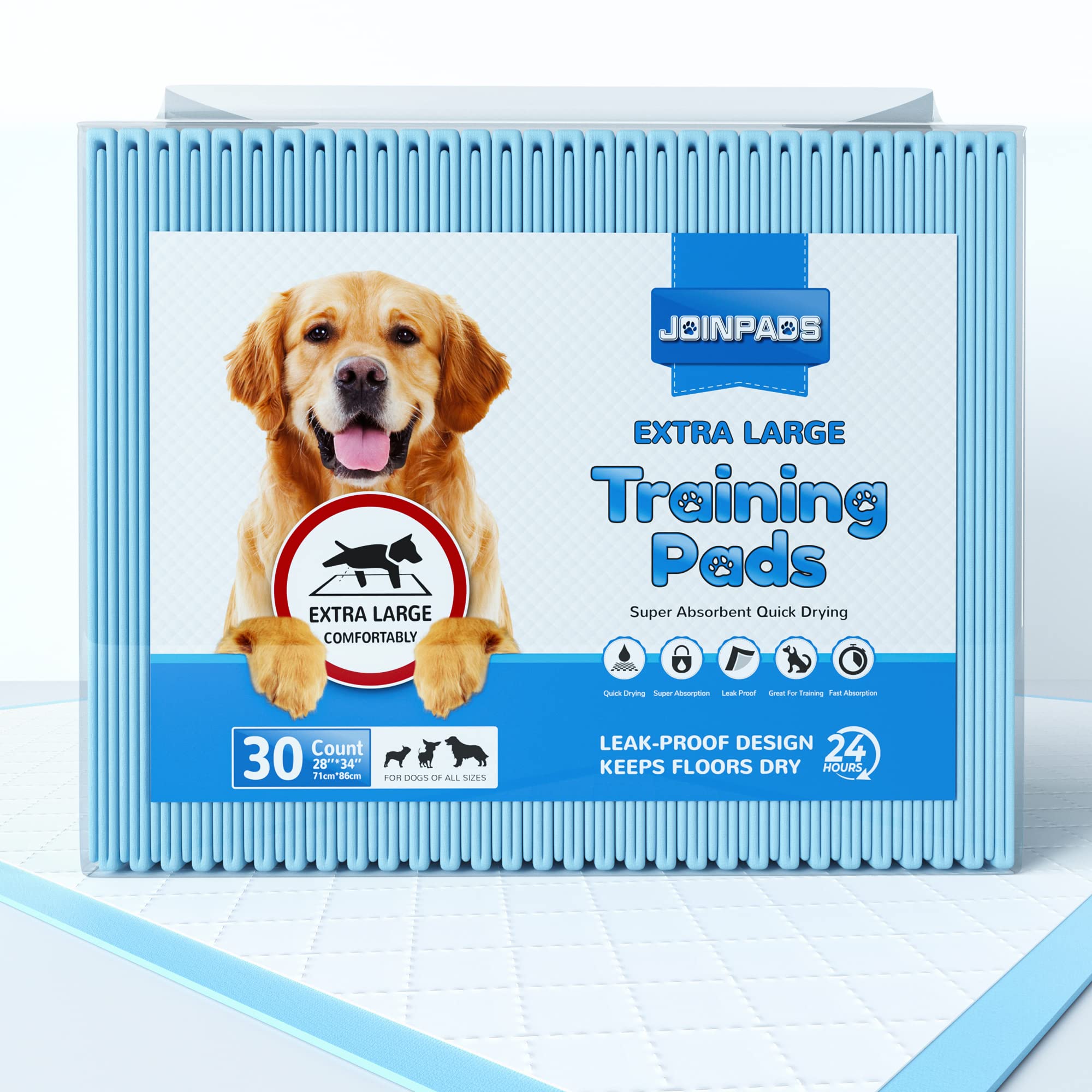JOINPADS extra-large pad protects floors during training and travel.
