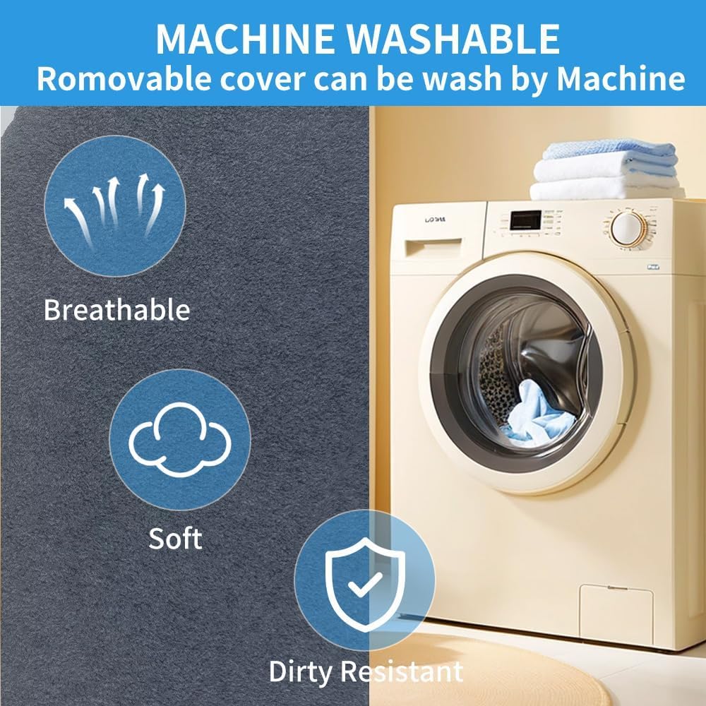 JOJOPEPE machine-washable cover for easy cleaning and maintenance.
