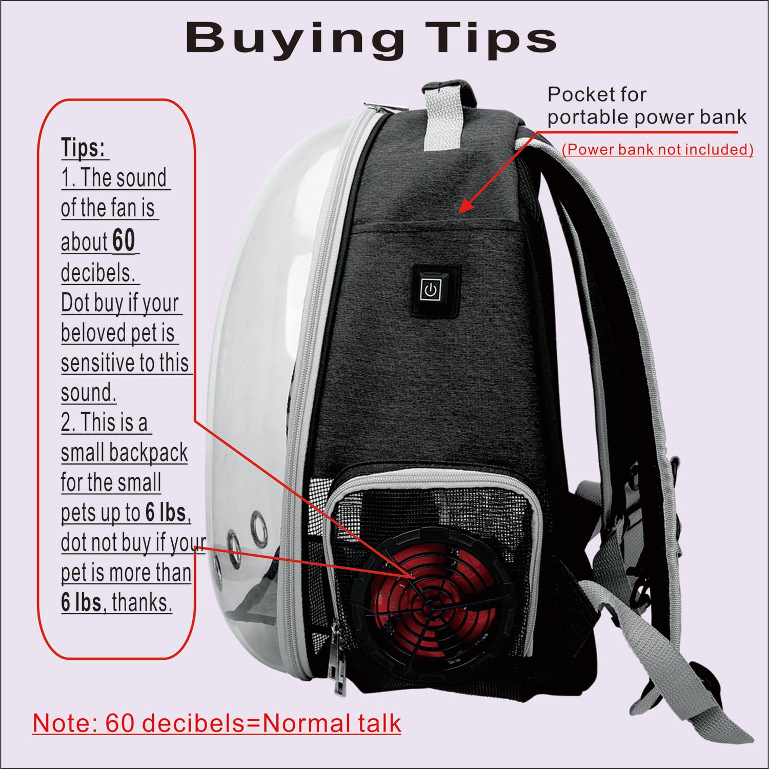 JOJOPEPE transparent bubble backpack offers clear visibility for bonding.