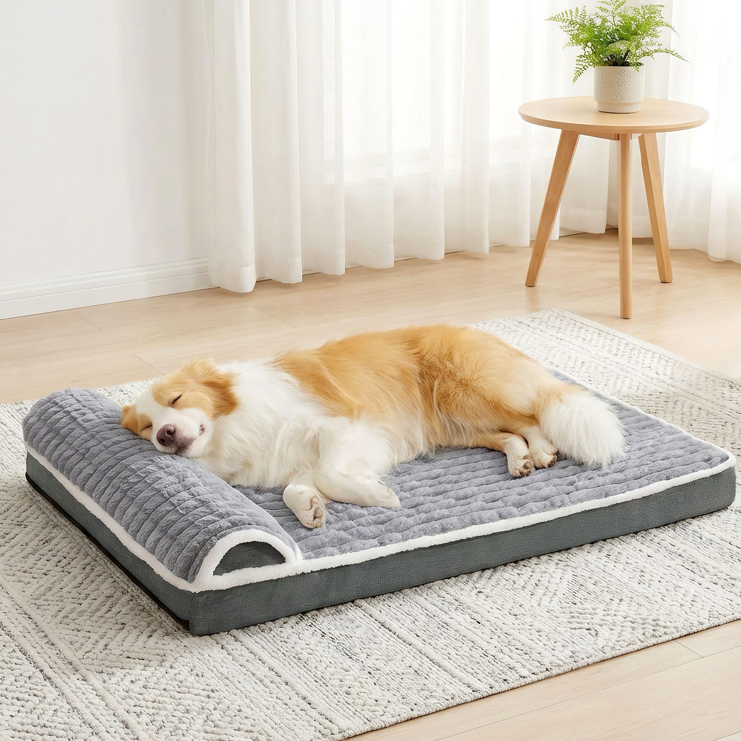 Jolifield orthopedic bed large egg crate foam for joint comfort