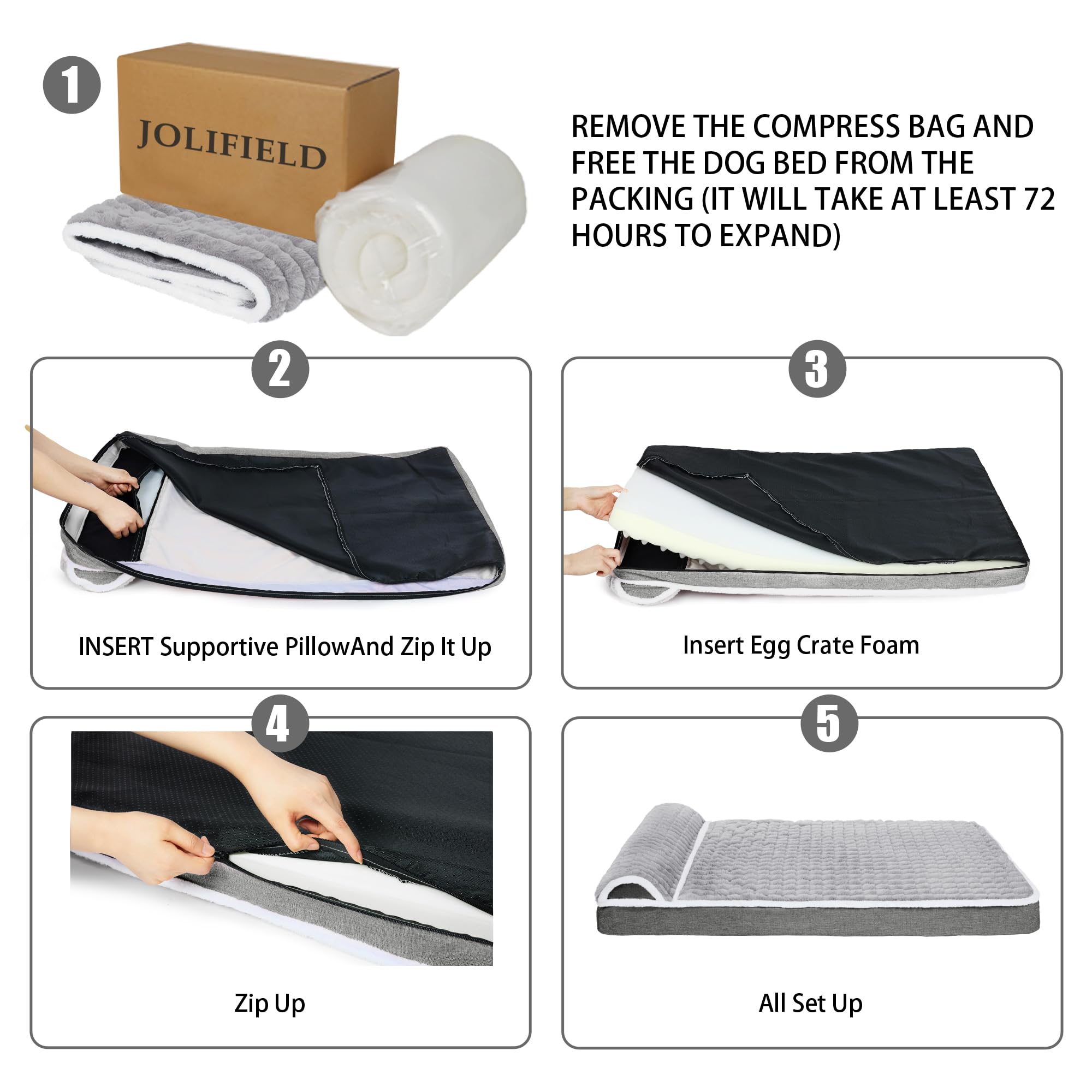 Jolifield waterproof layer protects surfaces and keeps bed dry
