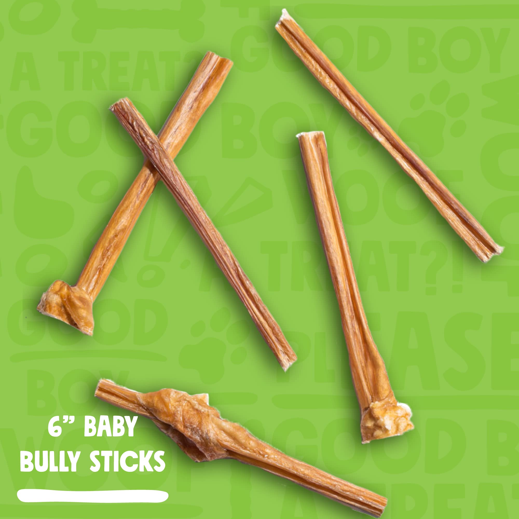Jolly Barks Junior Bully Sticks all-natural beef bladder single ingredient.