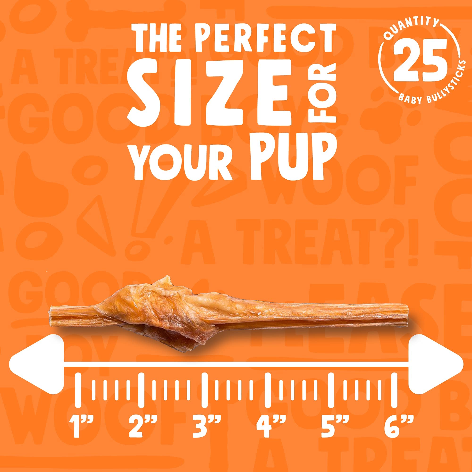 Jolly Barks Junior Bully Sticks suitable for indoor use.
