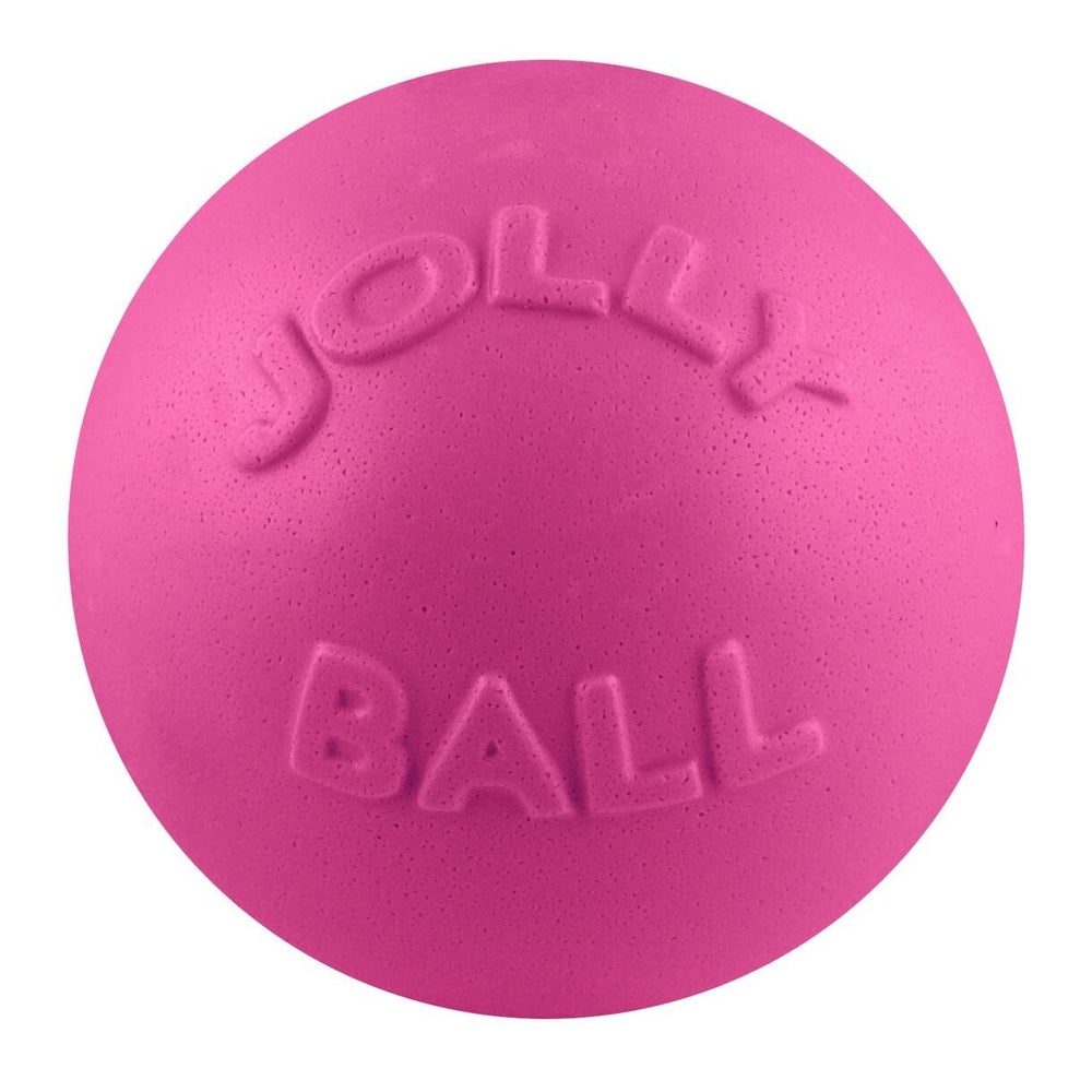 Jolly Pets Bounce-n-Play ball floating, perfect for water fetch and splashy play.