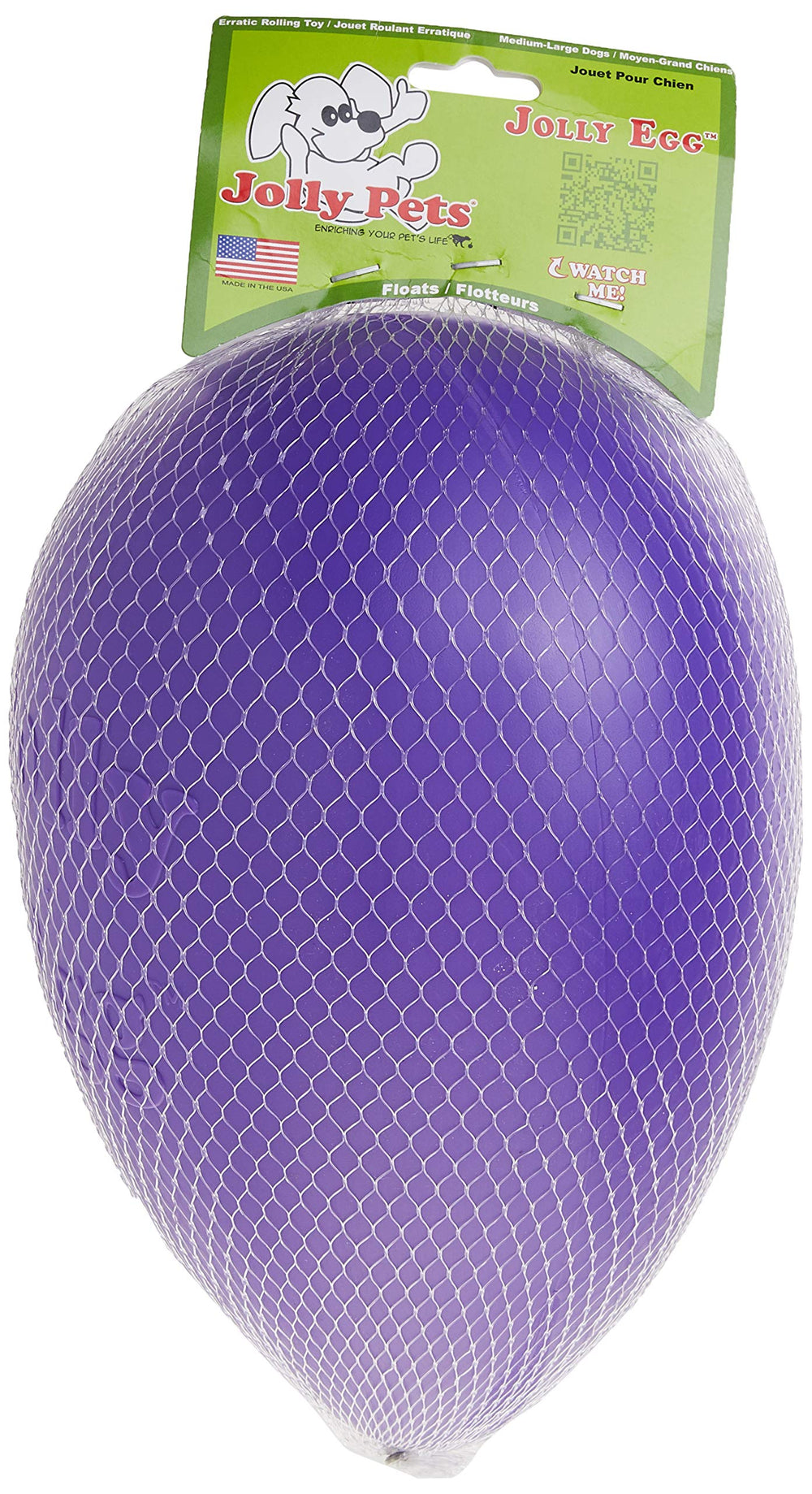 Jolly Pets Jolly Egg floats for water play and splashy fun.