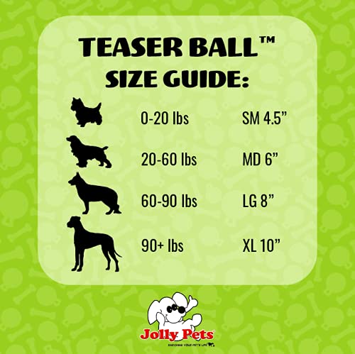 Jolly Pets Teaser Ball floats for water retrieval play.