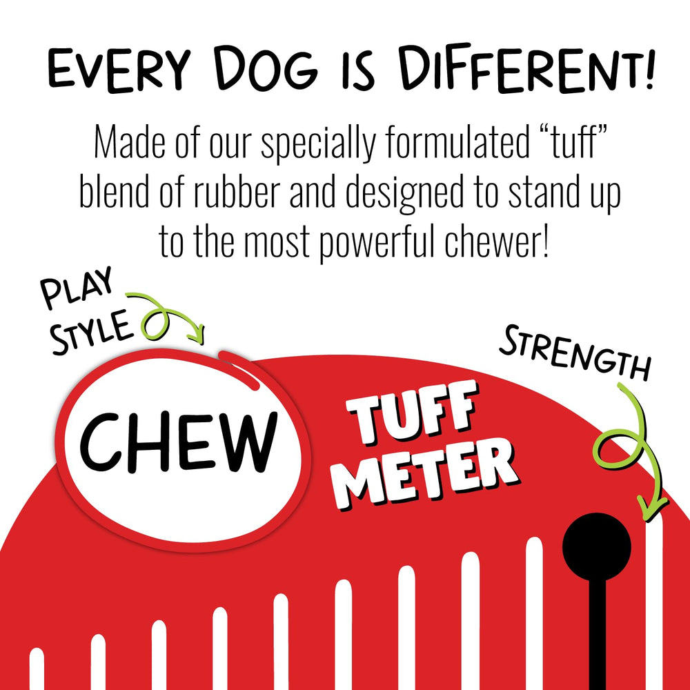 Jolly Pets Tuff Treader large-dog use—6-inch size suitable for bigger breeds