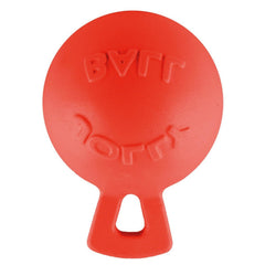 Jolly Pets Tug-N-Toss puncture-resilient material stays inflated during play.