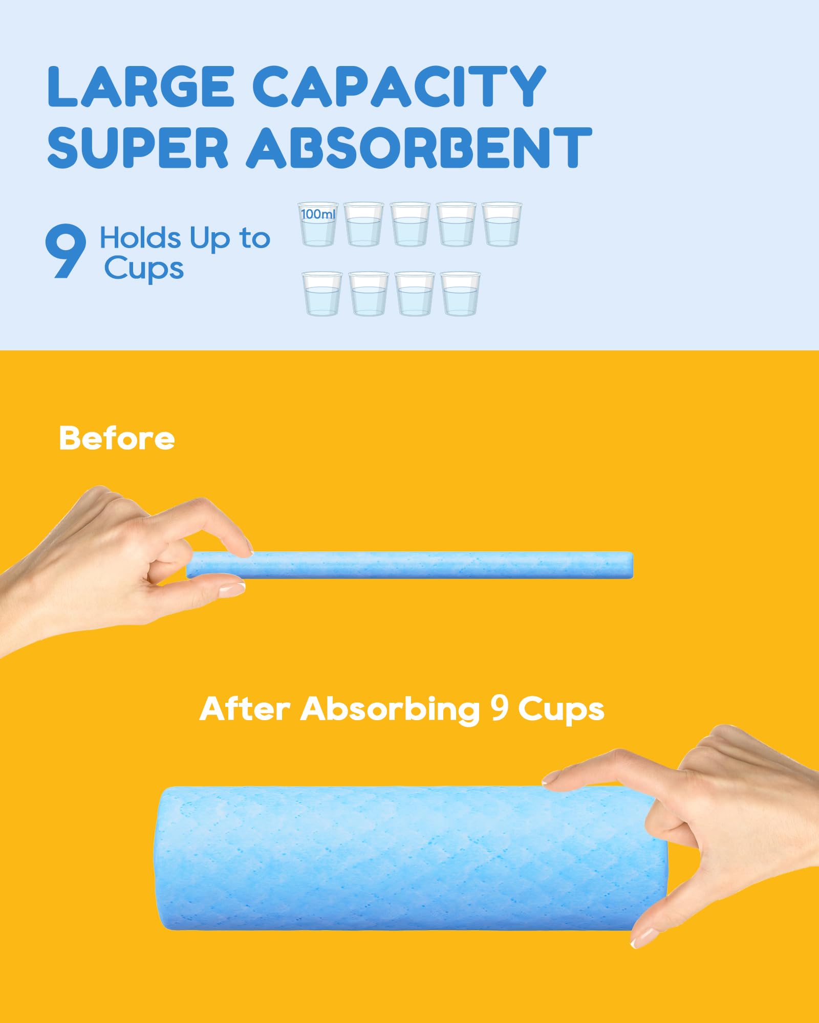 Jolly Care leak-proof back film protects floors from leaks