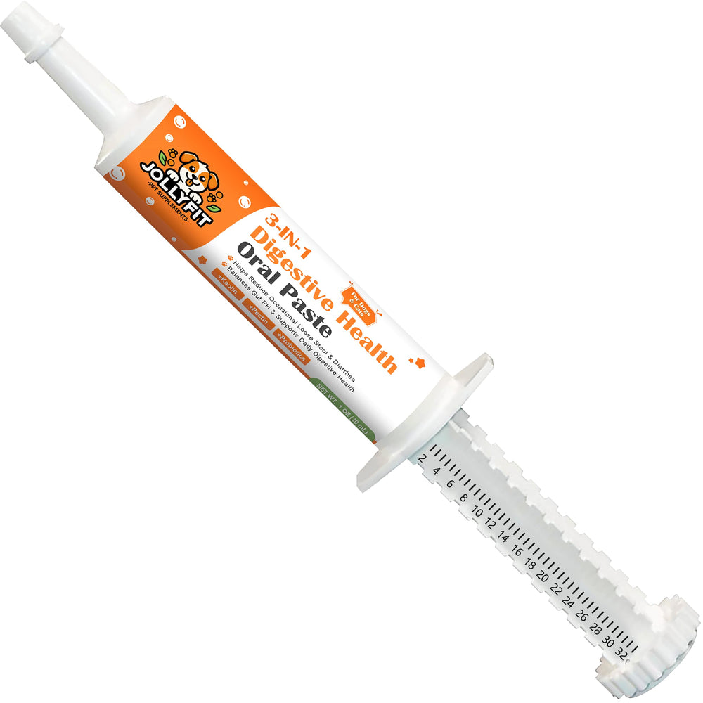 Jollyfit dosing guide for pets illustrates weight-based dosing.