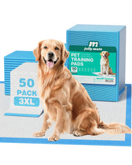 JollyMate dog pee pad with 6-layer protection for clean floors during potty training.