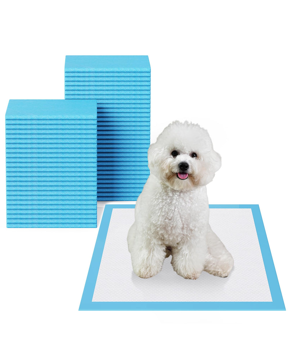 JollyMate Punny Pee Pads 22x22 pack laid flat for home training and multiple pets.