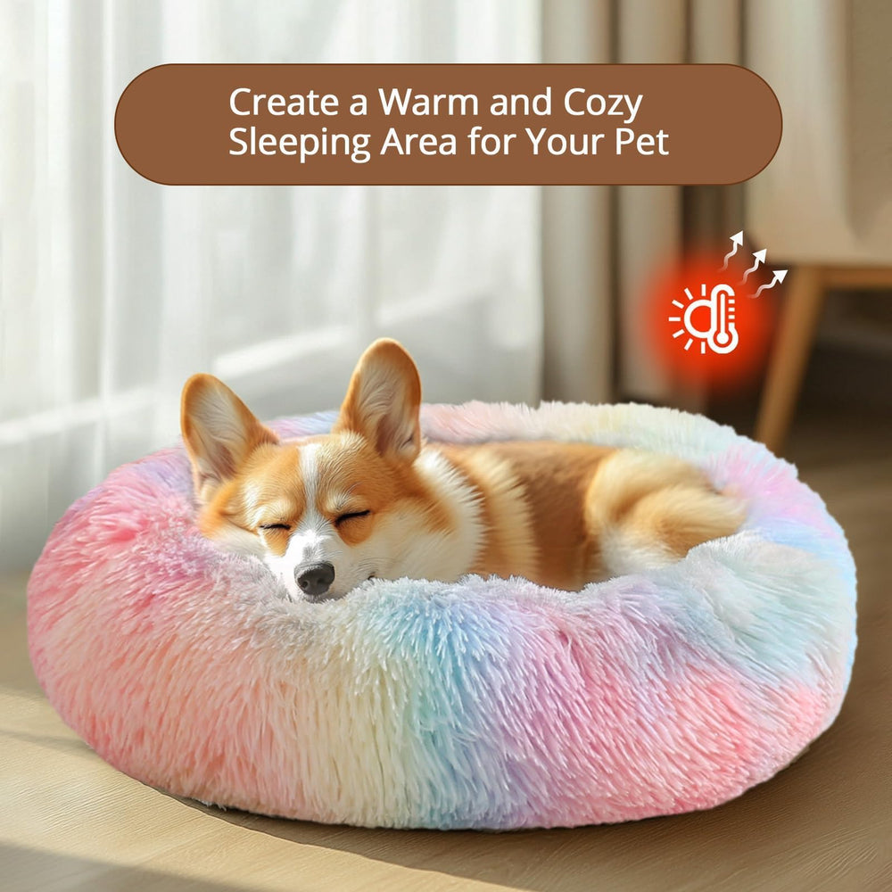 JOLLYVOGUE bed features deep crevices for burrowing and comforting security.