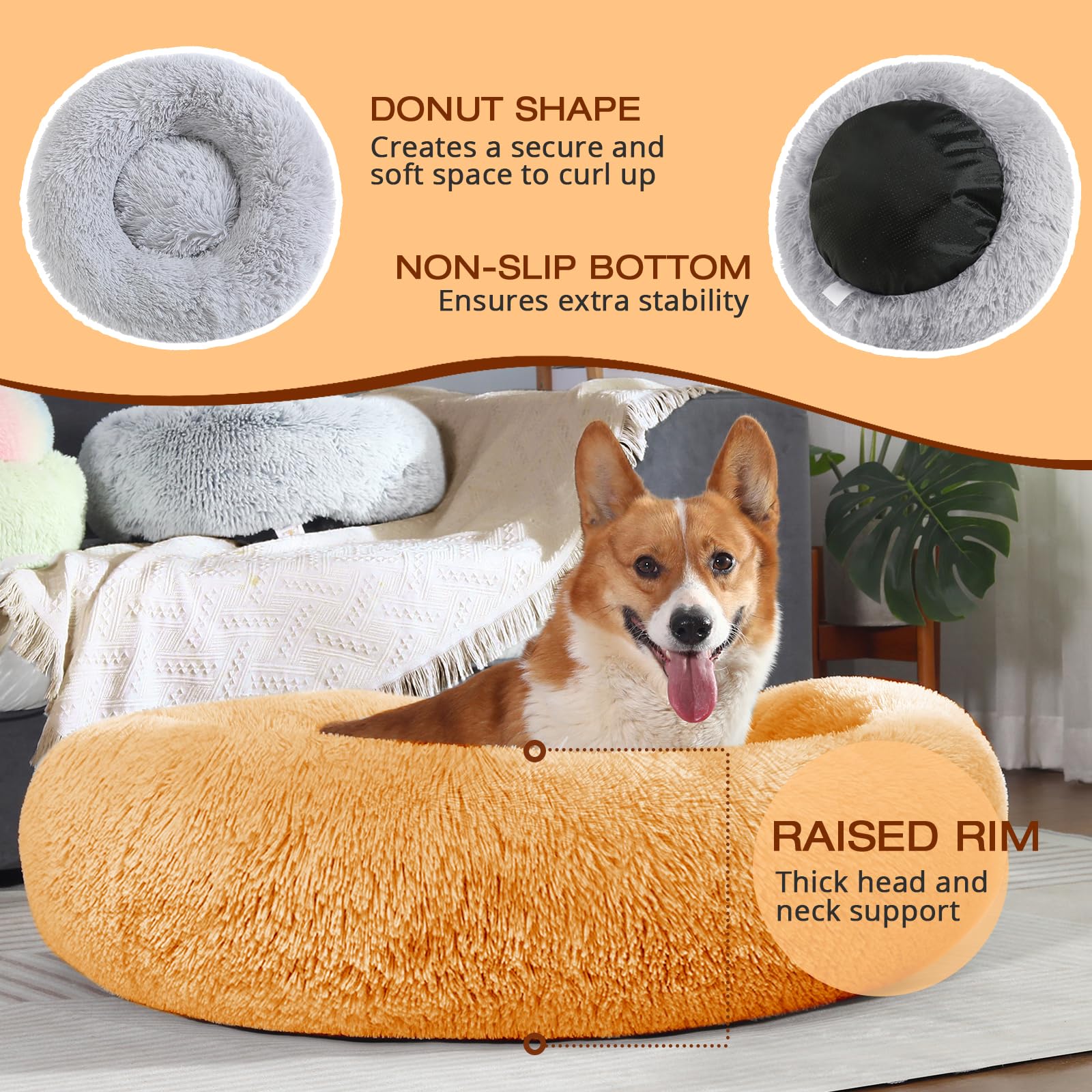 JOLLYVOGUE bed non-slip bottom keeps it in place during play