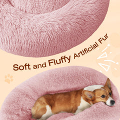 JOLLYVOGUE dog bed non-slip bottom keeps resting secure on slick floors.