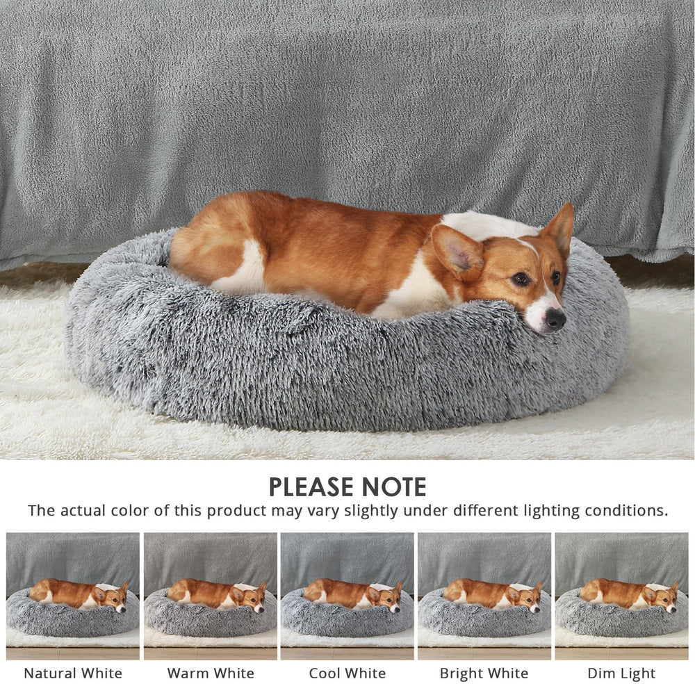 JOLLYVOGUE Donut Bed 20-inch size fits small to medium pets