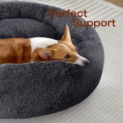 JOLLYVOGUE donut bed headrest and border provide secure rest