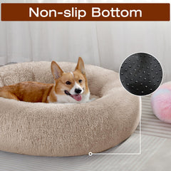 JOLLYVOGUE donut bed is machine washable for easy care