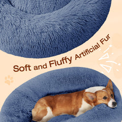 JOLLYVOGUE donut bed with non-slip bottom for stable placement