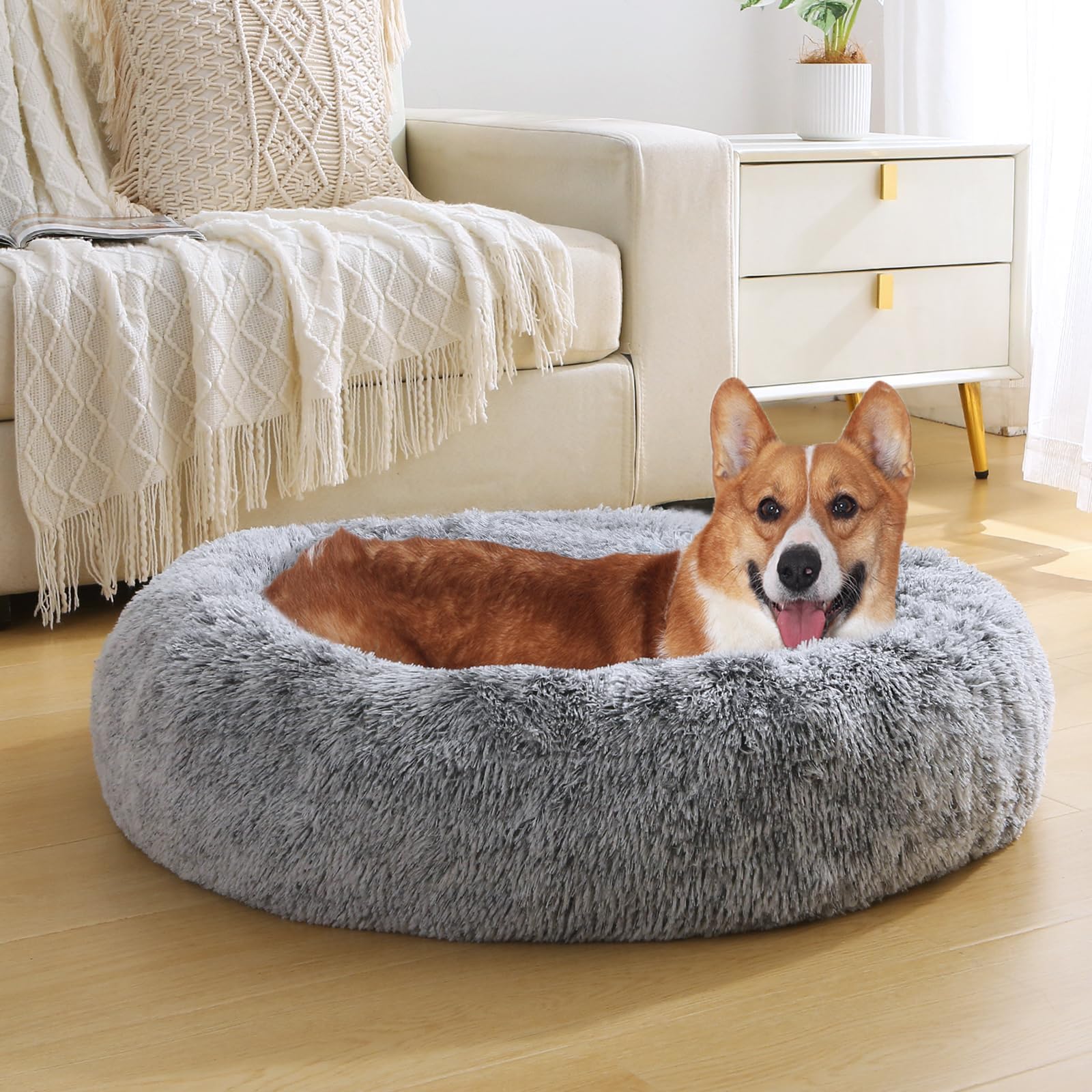 JOLLYVOGUE donut bed available in multiple sizes