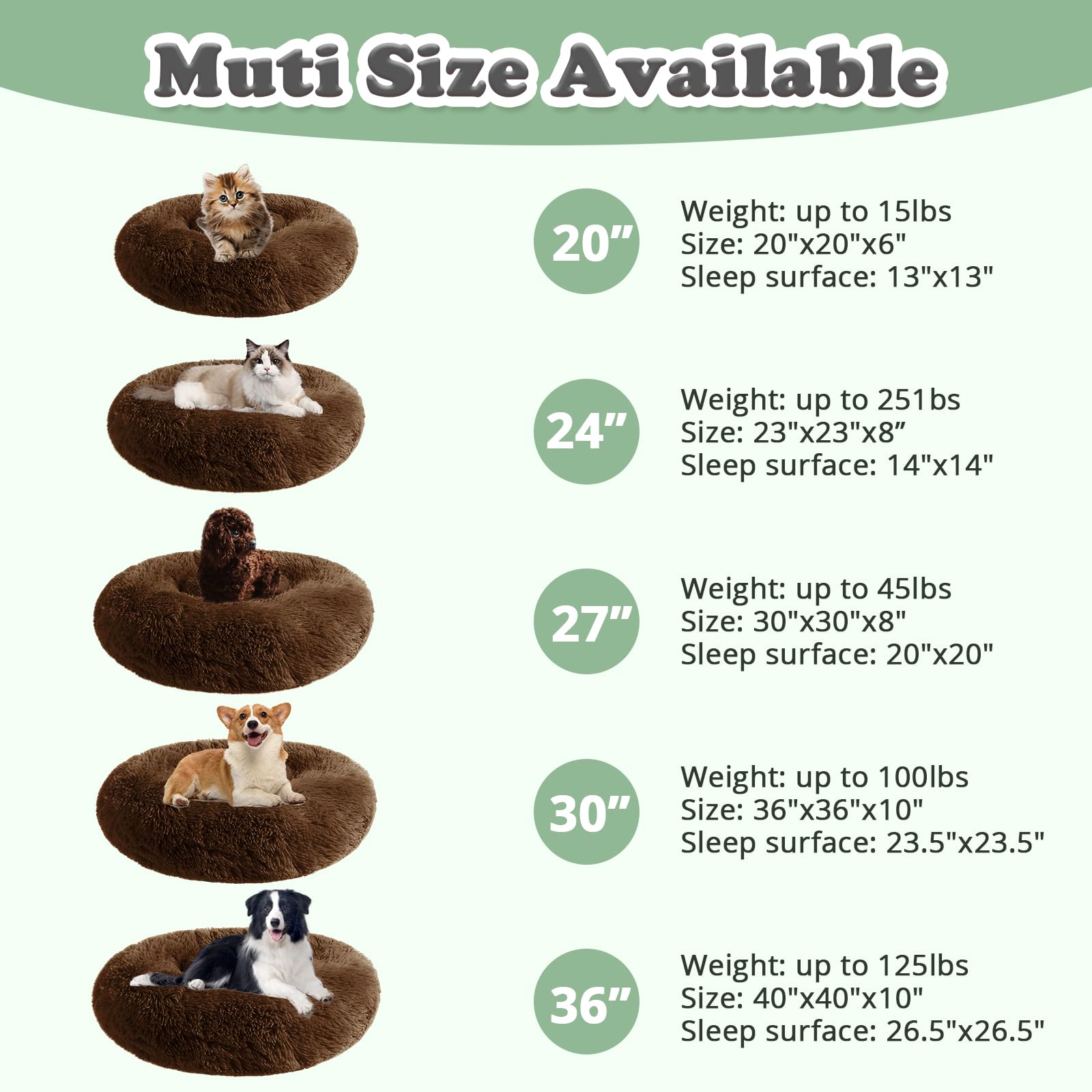 JOLLYVOGUE donut bed cover is machine washable for easy care.